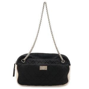 Chanel Satin Canvas Shoulder Bag
